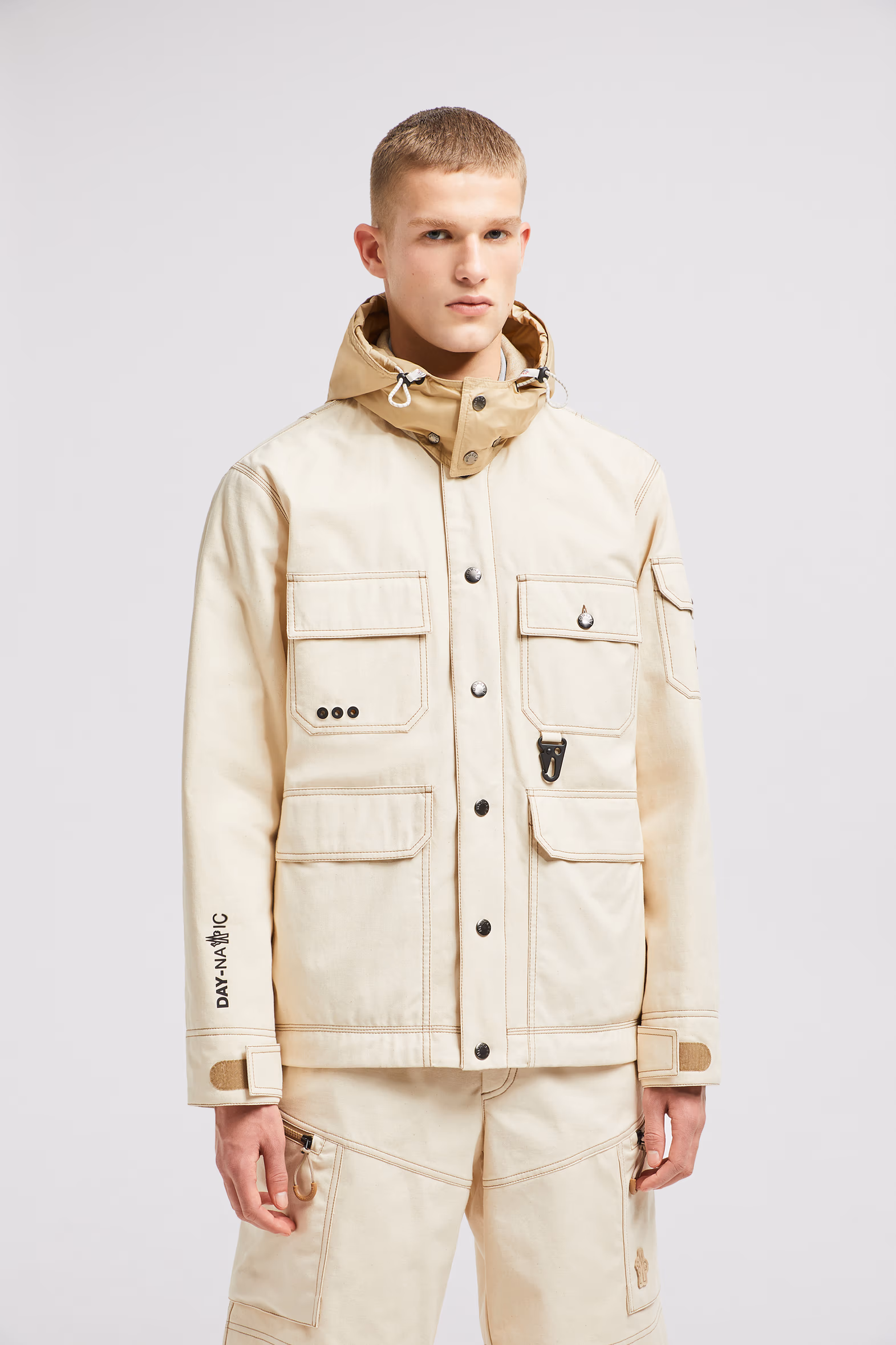 Kelpius Cotton Down Field Jacket Men Light Beige Moncler 3